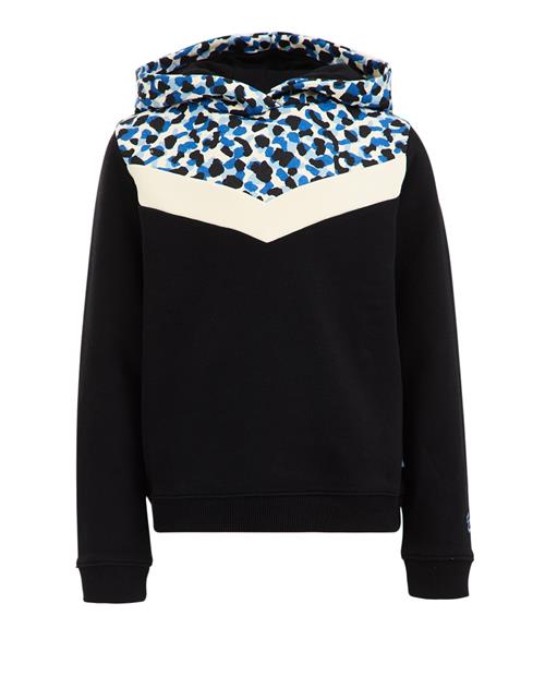 Se WE Fashion Sweatshirt  blå / sort / hvid ved About You