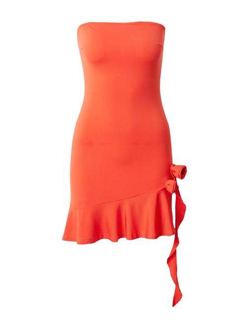 Se Nasty Gal Coctailkjole  orangerød ved About You