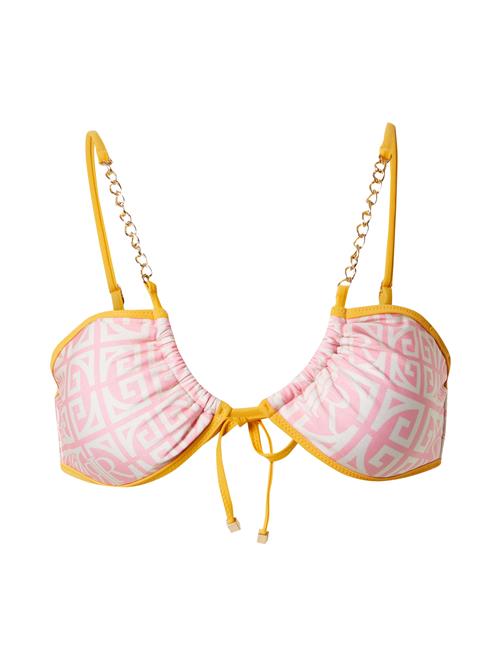 Se River Island Bikinioverdel  gylden gul / pink / hvid ved About You