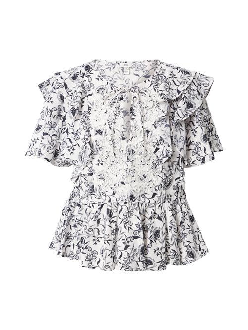 River Island Bluse  sort / hvid