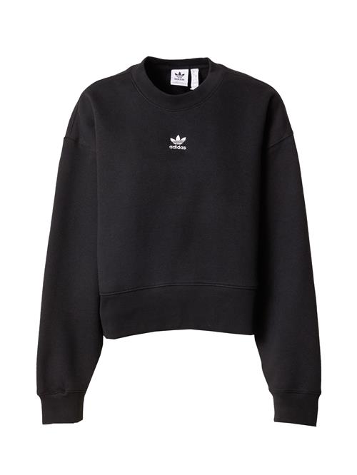 ADIDAS ORIGINALS Sweatshirt 'Adicolor Essentials'  sort / hvid