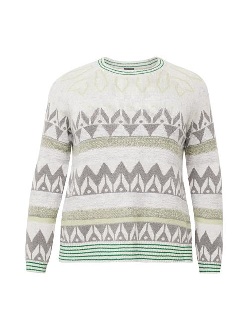 Se Persona by Marina Rinaldi Pullover 'AVOCADO'  grå / grøn ved About You