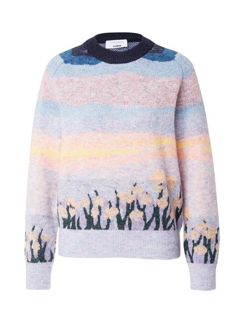 Se florence by mills exclusive for ABOUT YOU Pullover 'Flurry'  navy / pastellilla / pastelorange / pastelpink ved About You