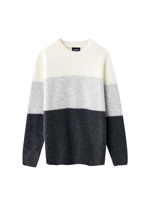 Se Pull&Bear Pullover  antracit / grå-meleret / hvid ved About You