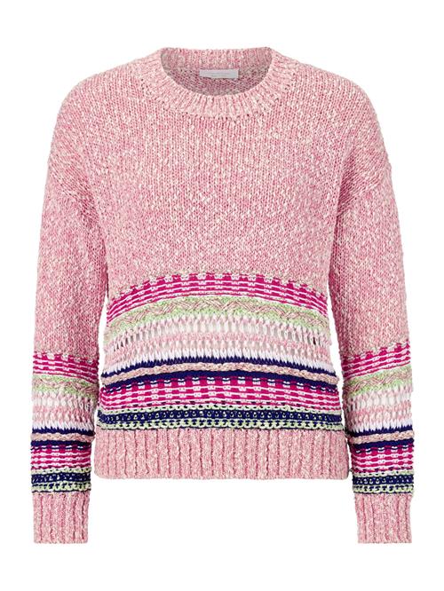 Rich & Royal Pullover  blå / lysegrøn / mørk pink / rødmeleret