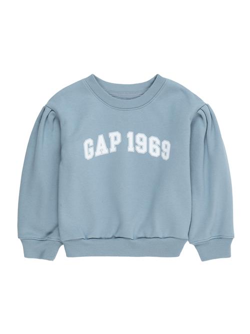 Se GAP Sweatshirt  pastelblå / hvid ved About You