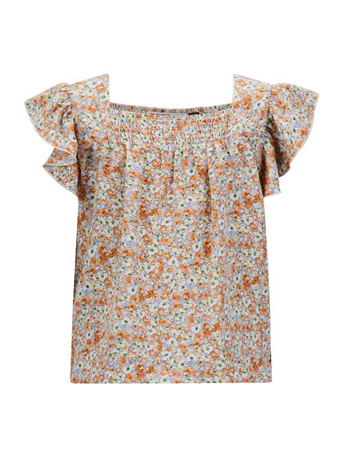 Se Retour Jeans Bluser & t-shirts 'Lucia'  beige / lyseblå / orange / hvid ved About You