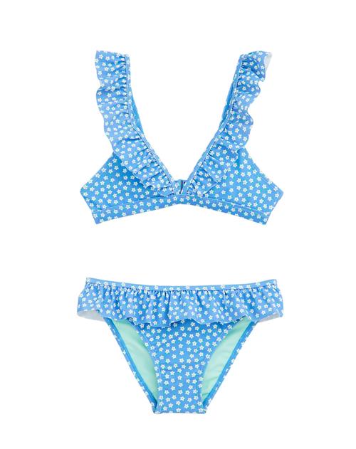 WE Fashion Bikini  pastelblå / grøn / hvid