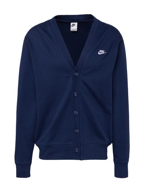 Nike Sportswear Cardigan 'CLUB FAIRWAY'  navy / hvid