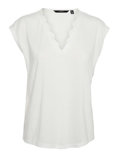 VERO MODA Bluse 'Carrie'  naturhvid