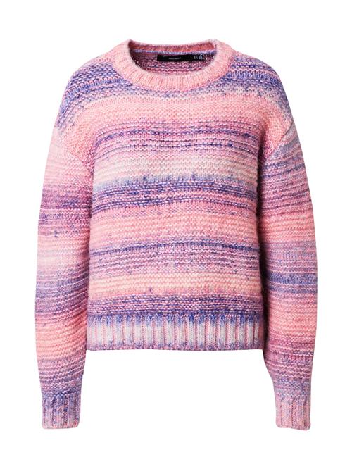 Se VERO MODA Pullover 'LINA'  mørkelilla / pink ved About You