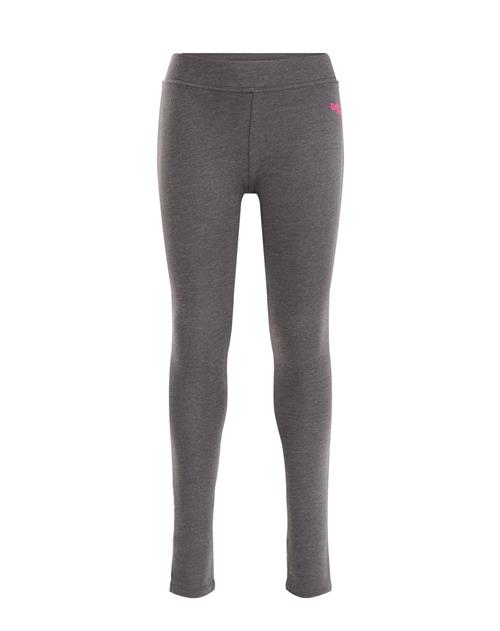 Se WE Fashion Leggings  grå-meleret / pink ved About You