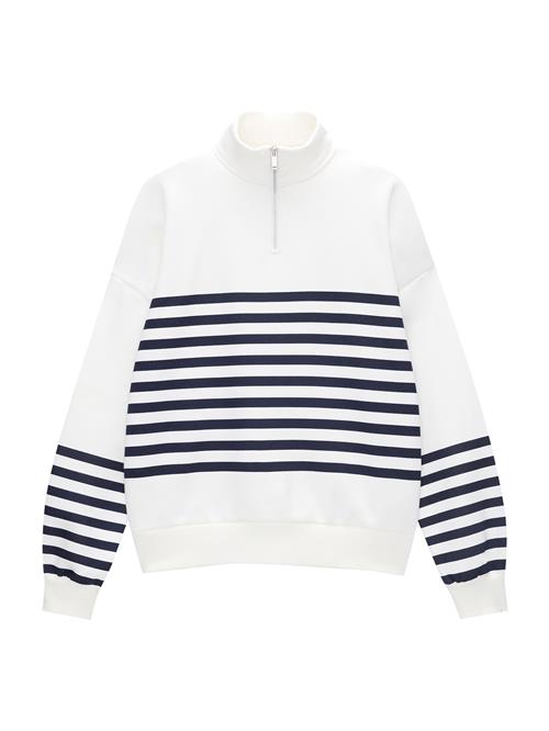 Se Pull&Bear Sweatshirt  marin / lysegrå ved About You