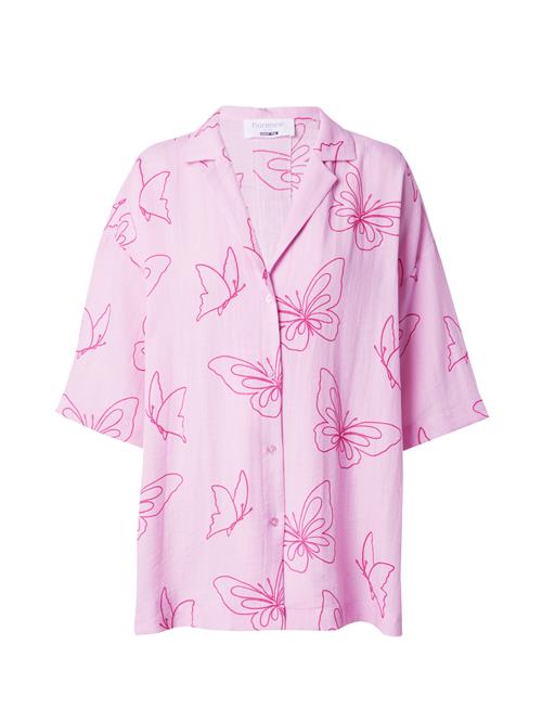 florence by mills exclusive for ABOUT YOU Bluse 'Break Time'  pastelpink / mørk pink