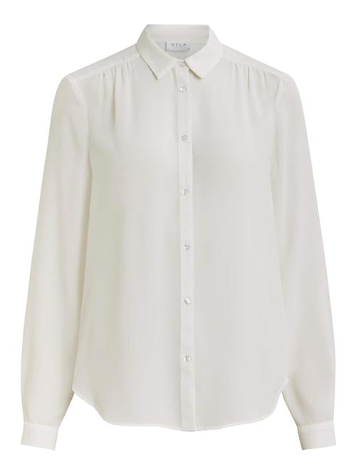 VILA Bluse  naturhvid