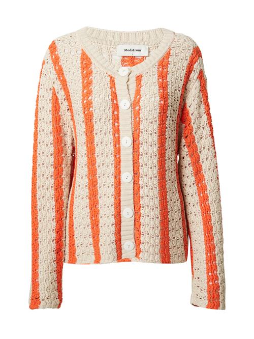 Se modström Cardigan 'Hobbs'  sand / mørkeorange ved About You