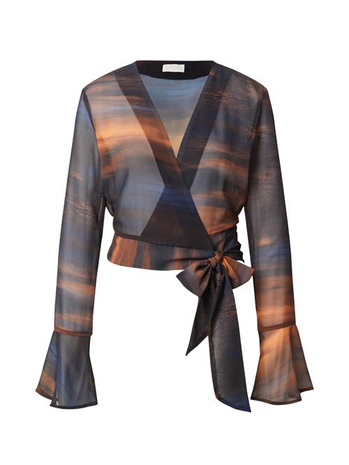 Se LeGer by Lena Gercke Bluse 'Flores'  marin / natblå / orange ved About You