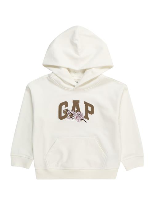 GAP Sweatshirt 'CHERRY BLOSSOM'  brun / offwhite