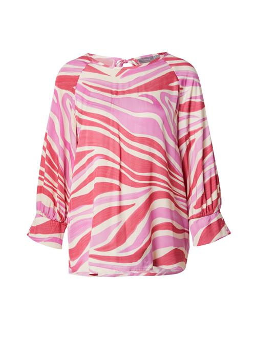 Fransa Bluse 'ZENA'  pink / melon / hvid