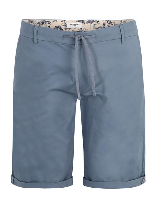 Jack & Jones Plus Lærredsbukser 'MARCO SUMMER'  røgblå