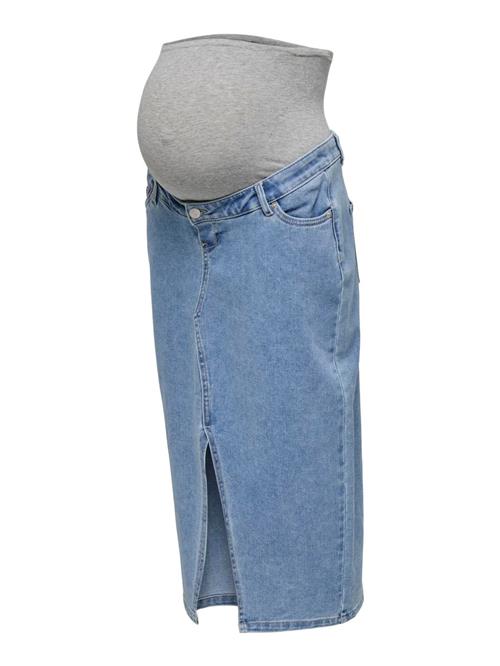 Only Maternity Nederdel 'OLMSiri'  blue denim / grå-meleret