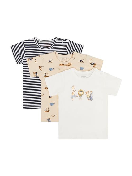 Se Hust & Claire Shirts 'Asmo'  lysebeige / navy / brun / hvid ved About You