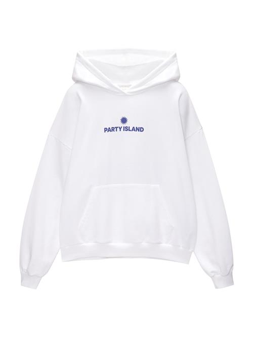 Pull&Bear Sweatshirt  royalblå / lysegrå