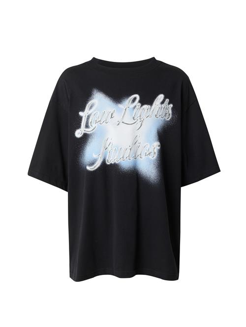 Low Lights Studios Shirts 'CHROMATIC'  lyseblå / sort / sølv