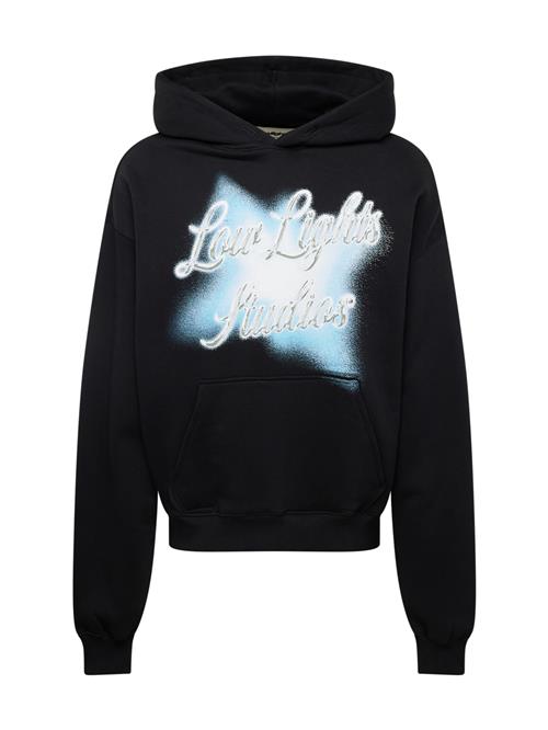 Low Lights Studios Sweatshirt 'CHROMATIC'  pastelblå / grøn-meleret / sort / hvid