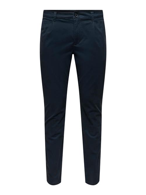 Se Only & Sons Bukser med lægfolder 'Cam'  navy ved About You