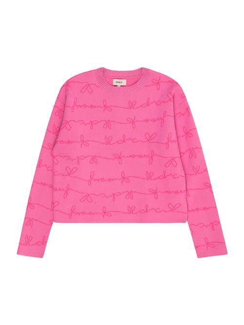 Se KIDS ONLY Pullover  pink / rød ved About You