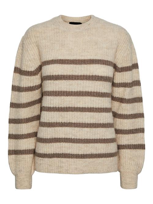 Se PIECES Pullover 'NANNA'  beige / brun ved About You