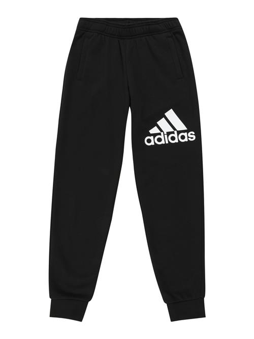 ADIDAS PERFORMANCE Sportsbukser 'Essentials'  sort / hvid