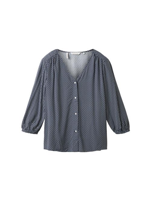 TOM TAILOR Bluse  navy / lyseblå / lilla / hvid