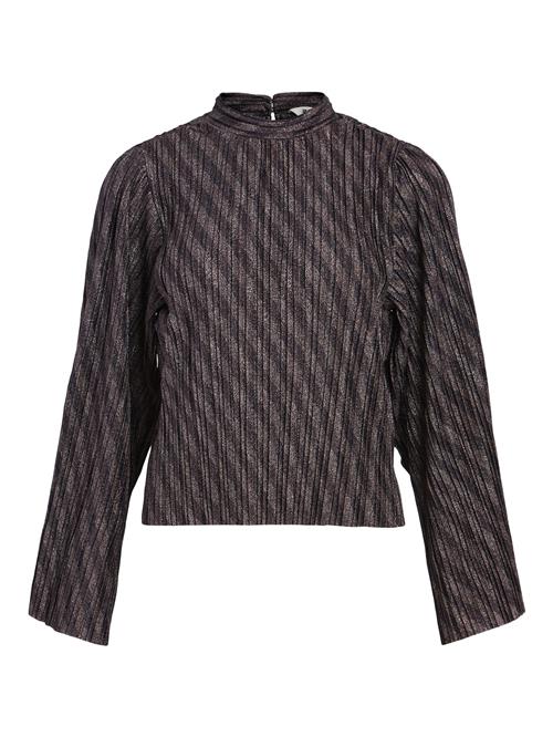 Se OBJECT Bluse 'Lux'  antracit / sort ved About You