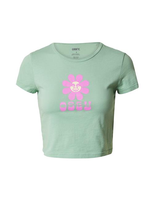 Se Obey Shirts  pastelgrøn / fuchsia / hvid ved About You