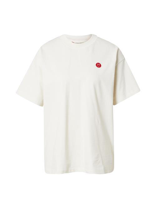 Se KnowledgeCotton Apparel Shirts  creme / rød ved About You