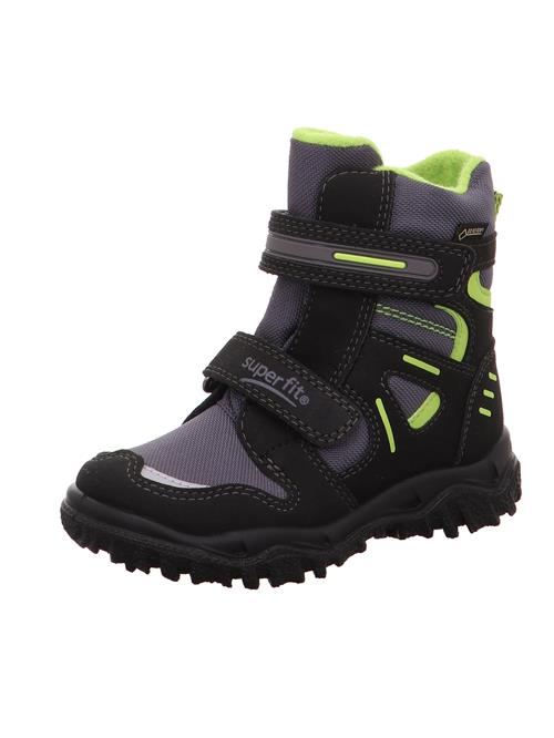 SUPERFIT Snowboots 'Husky'  grafit / neongrøn / sort