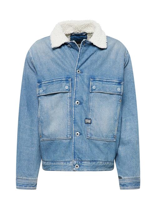 G-STAR Overgangsjakke  blue denim / hvid