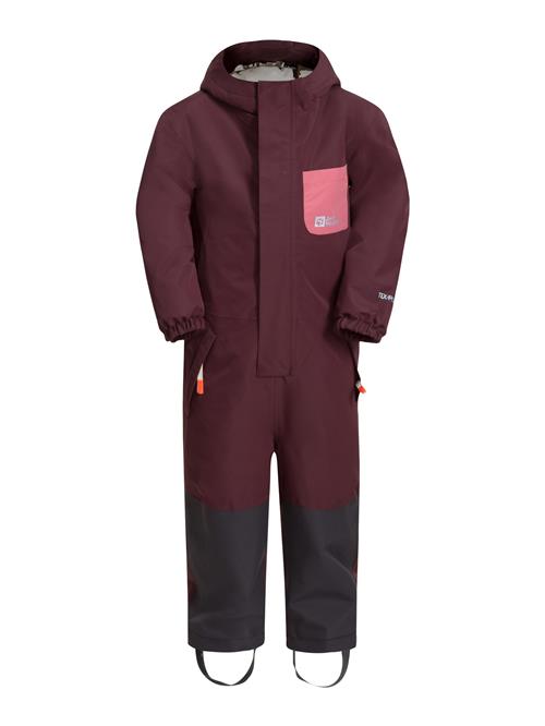 Se JACK WOLFSKIN Funktionsjakkesæt 'GLEELY'  pink / bordeaux ved About You