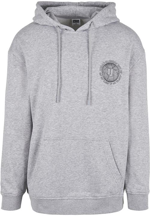 Urban Classics Sweatshirt  grå-meleret / sort