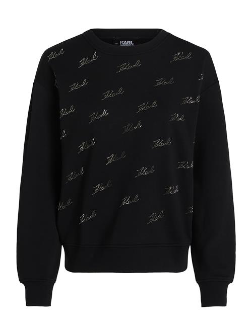 Karl Lagerfeld Sweatshirt  sort / sølv