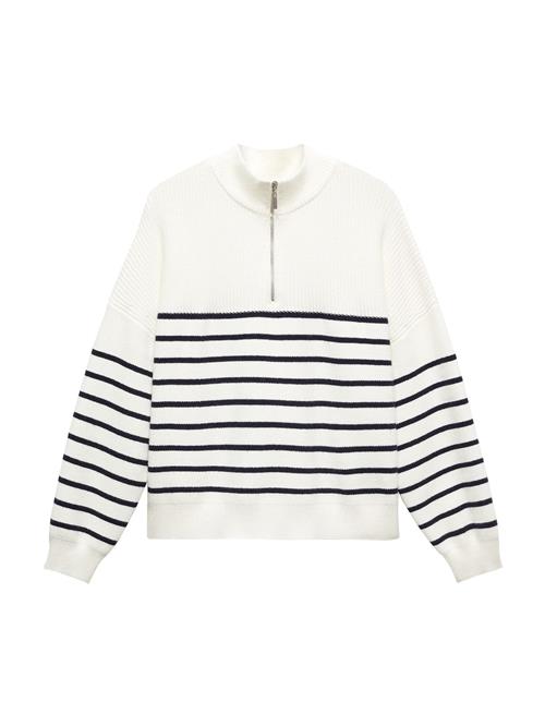 MANGO Pullover 'RIZONI'  navy / hvid