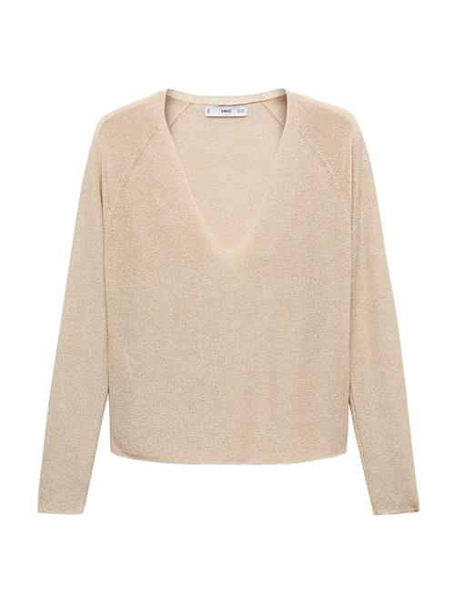 MANGO Pullover 'Kling'  nude / guld