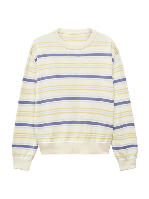 MANGO Pullover 'Virginia'  ecru / lyseblå / sennep / violetblå