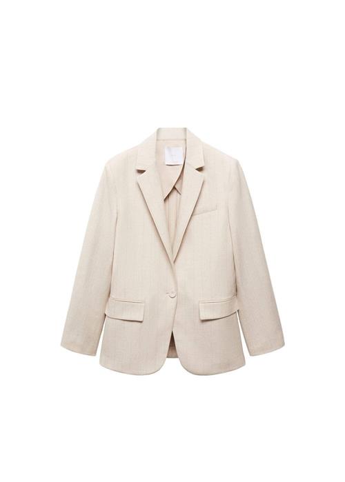 MANGO Blazer 'Gina'  sand / grå