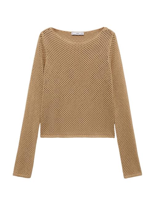 Se MANGO Pullover 'Maria'  cappuccino / guld ved About You