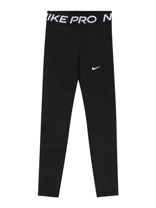 NIKE Sportsbukser  sort / hvid