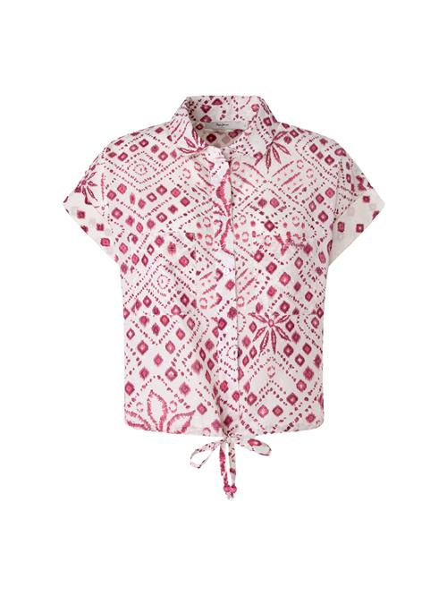 Se Pepe Jeans Bluse 'Dulce'  magenta / lys pink / hvid ved About You