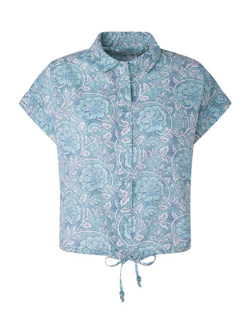 Pepe Jeans Bluse 'MER'  blå / pastelblå / hvid